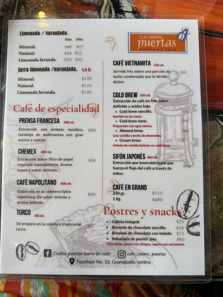 Las Cuatro Puertas Photo Menu 9