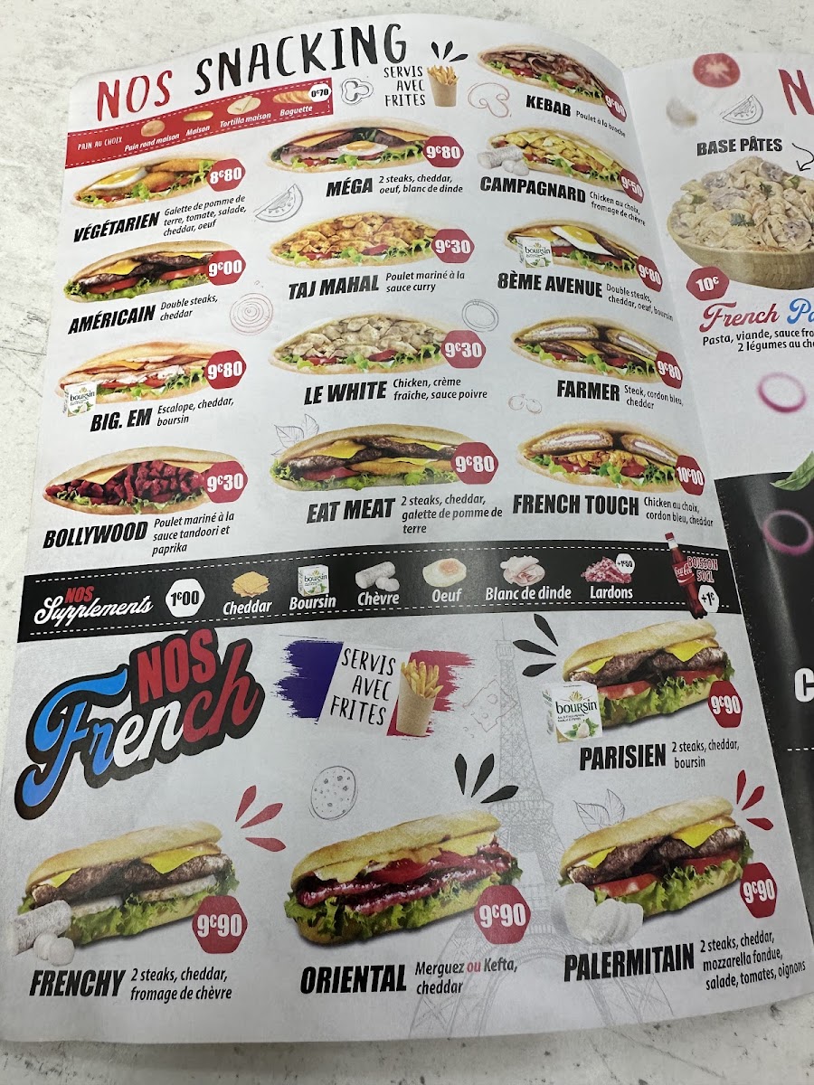 Eat Meat Photo Menu 1