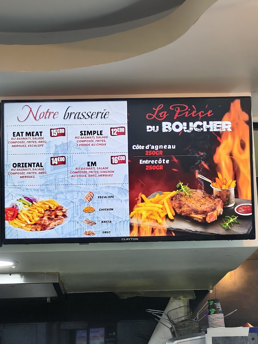 Eat Meat Photo Menu 2