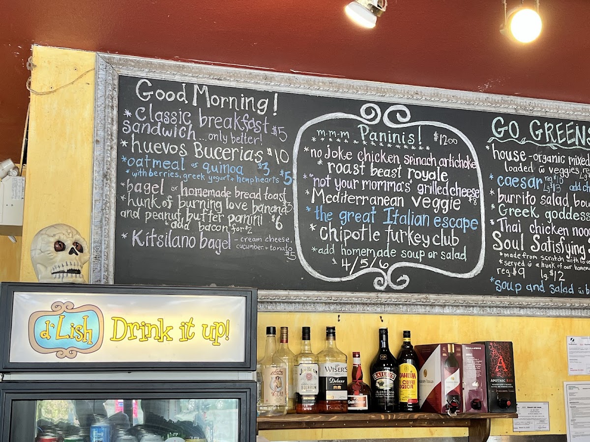 D'Lish by Tish Cafe Photo Menu 2