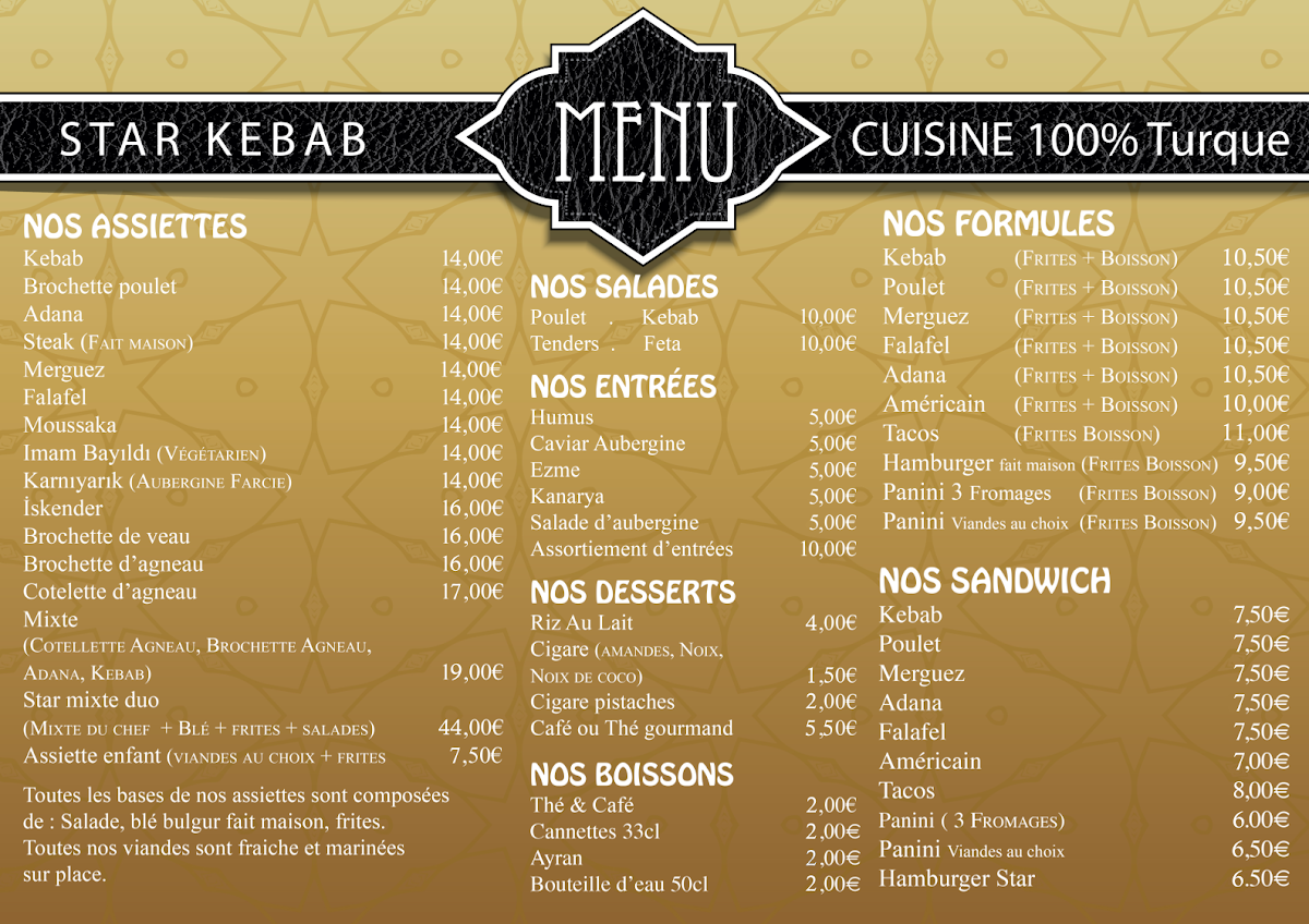 SUPER STAR KEBAB Photo Menu 1
