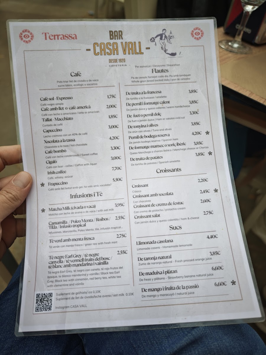 Casa Vall Photo Menu 2