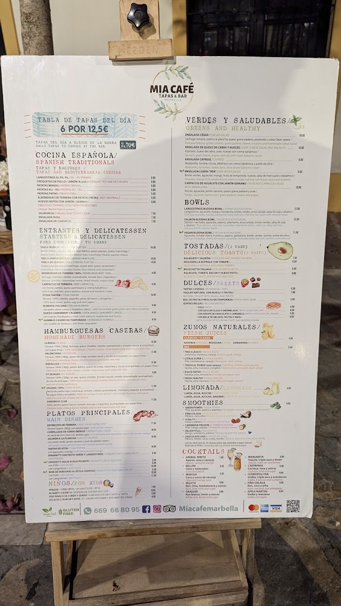 MIA CAFE - Tapas & Bar Photo Menu 10
