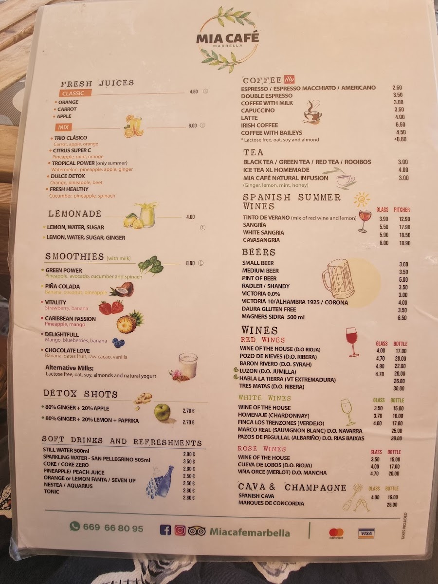 MIA CAFE - Tapas & Bar Photo Menu 6