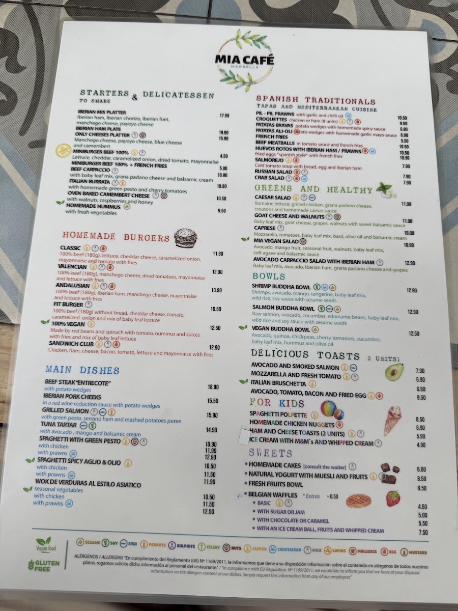 MIA CAFE - Tapas & Bar Photo Menu 9