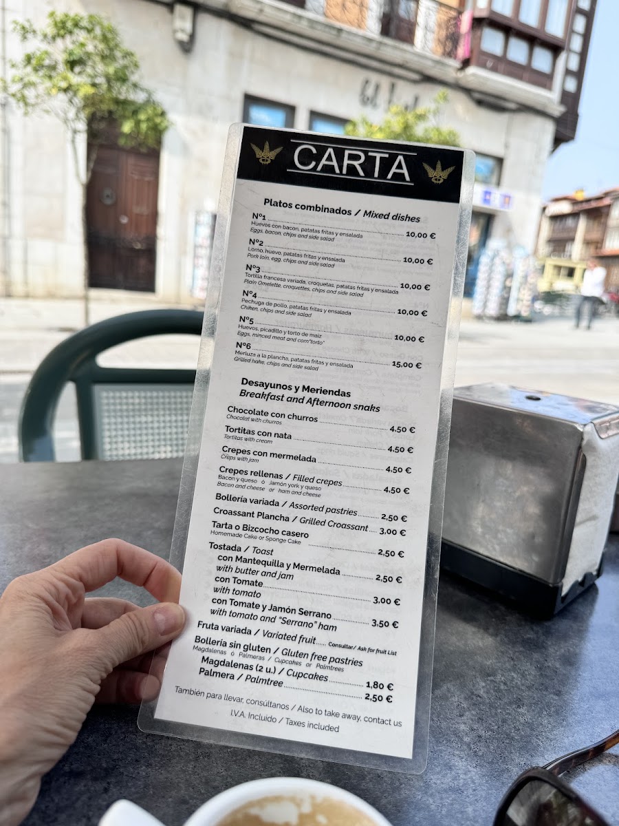 Cafetería Bitácora Photo Menu 2