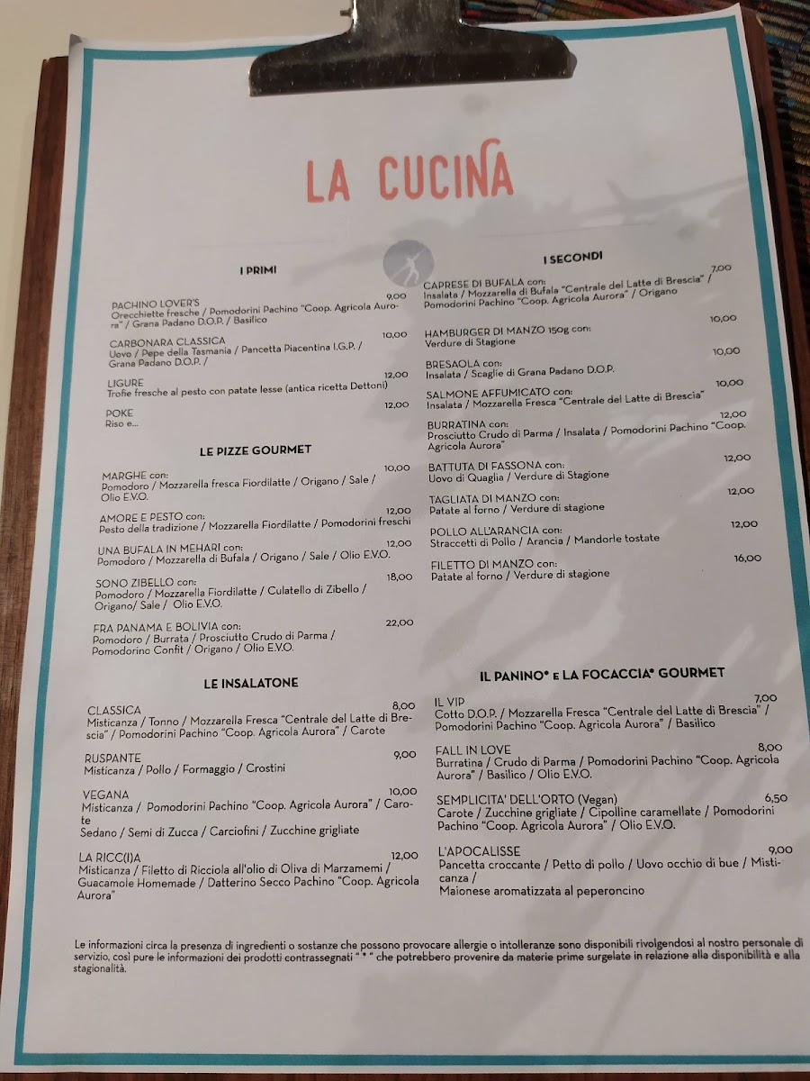 Dopolavoro Photo Menu 1