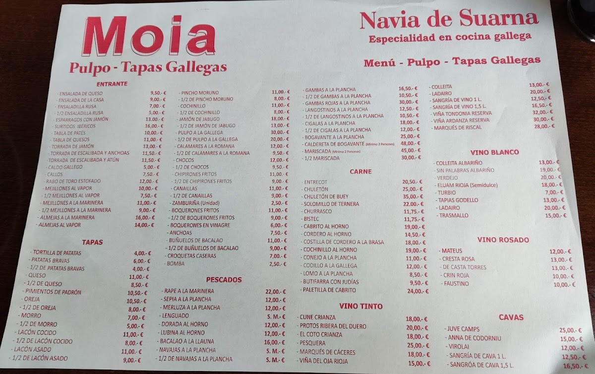 Bar restaurant Moià Photo Menu 7
