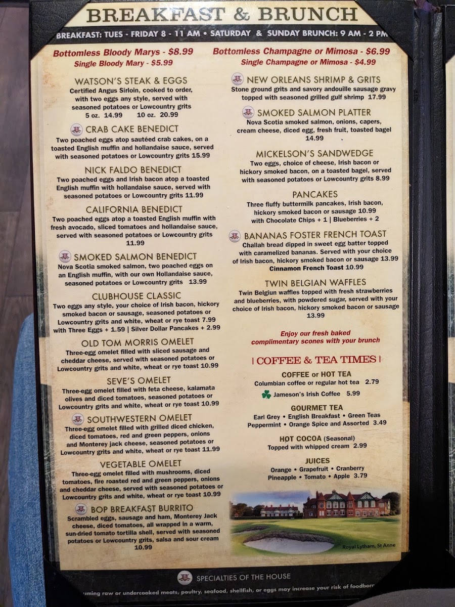 British Open Pub of Bluffton Photo Menu 8