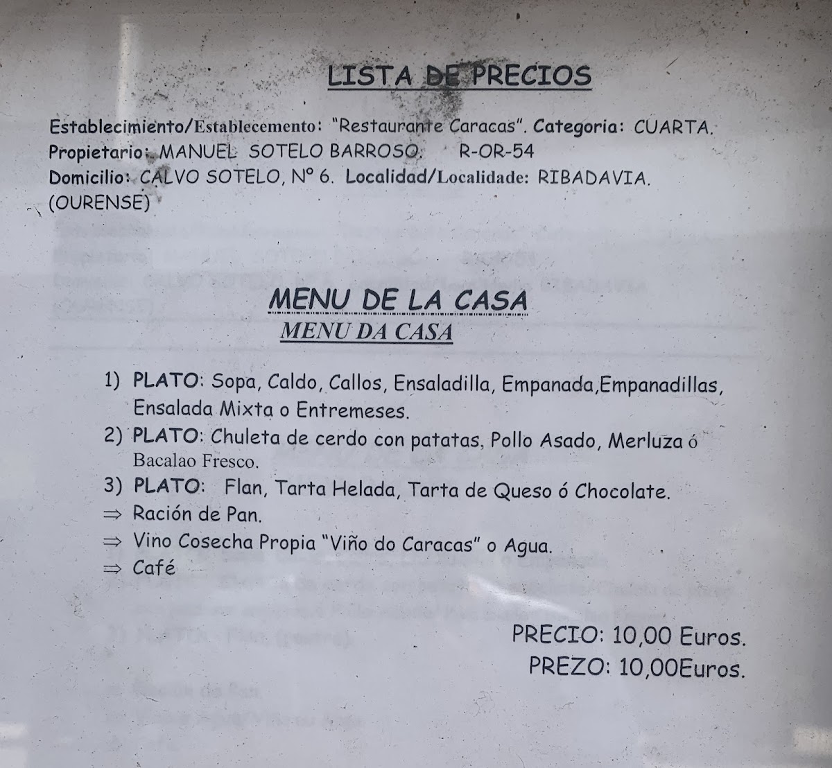 Restaurante Caracas Photo Menu 5