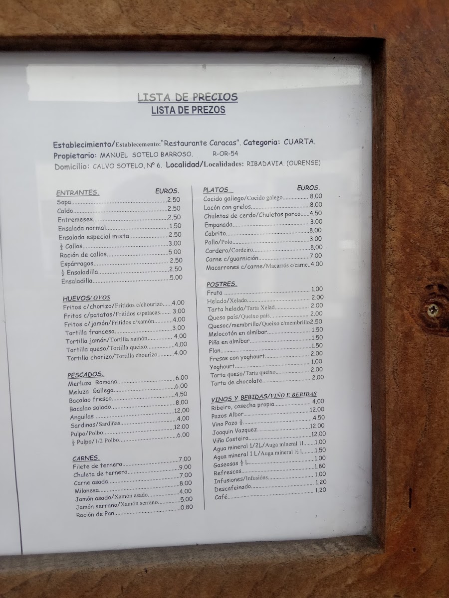 Restaurante Caracas Photo Menu 6