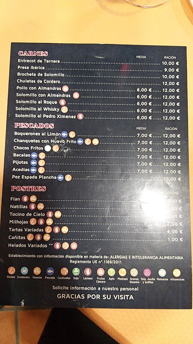 Restaurante Casa Pepín e Hijos Photo Menu 7