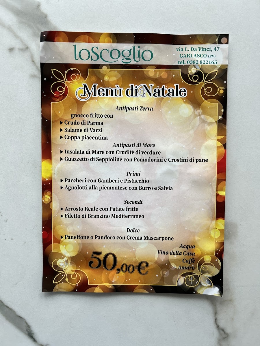 Lo Scoglio Photo Menu 1