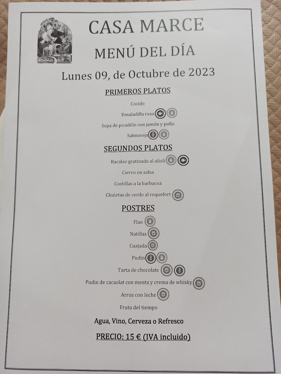 Restaurante Casa Marce Photo Menu 4