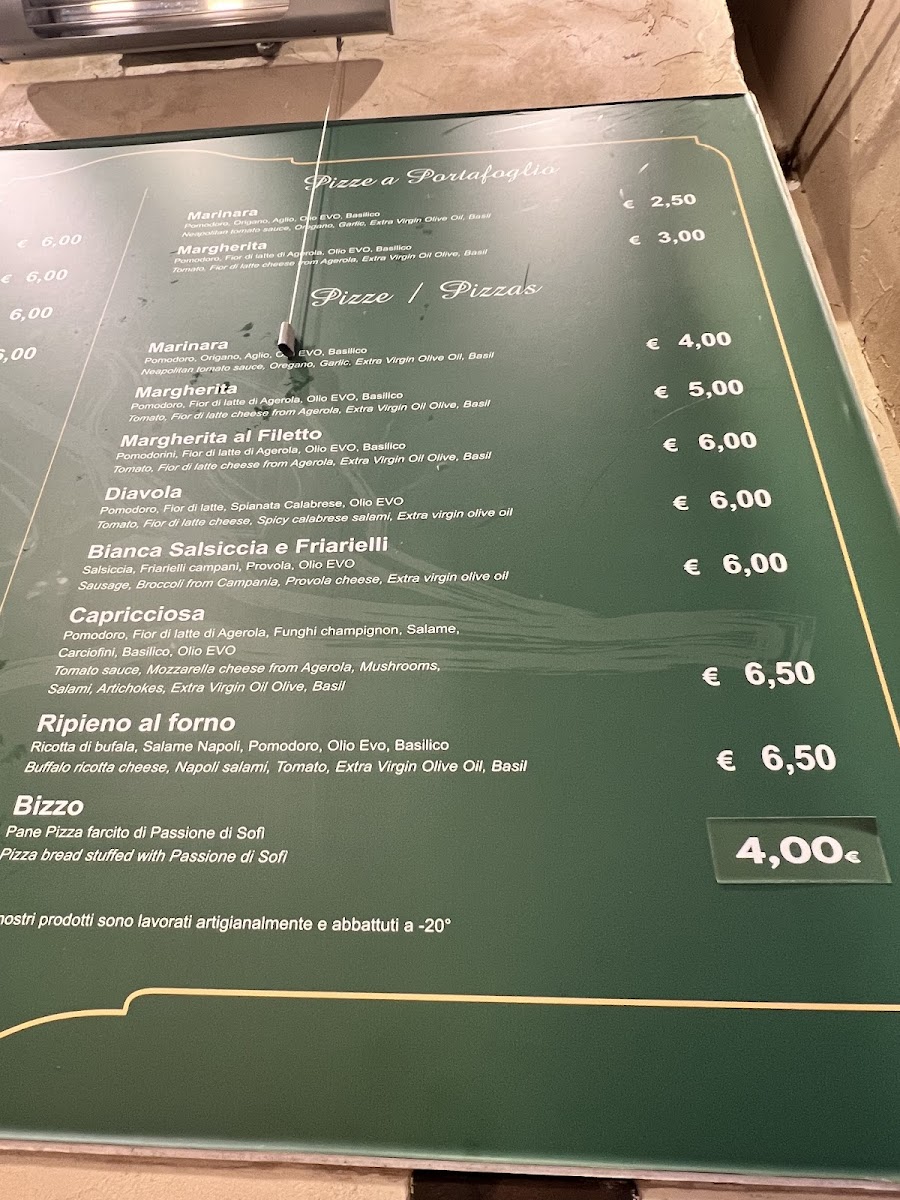 Passione di Sofì Photo Menu 10