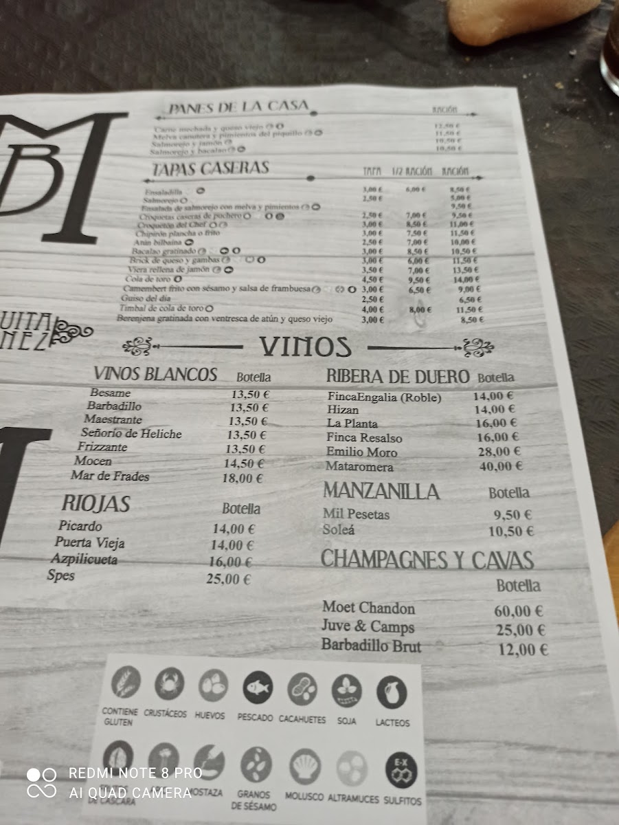 Bodeguita Martinez Photo Menu 9