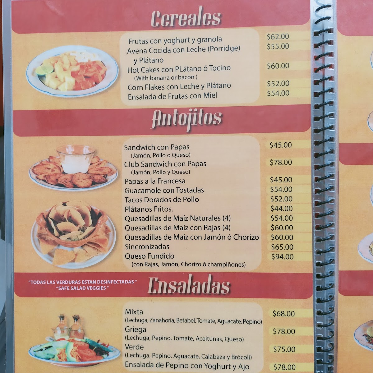 Maya Pakal Restaurant Photo Menu 10