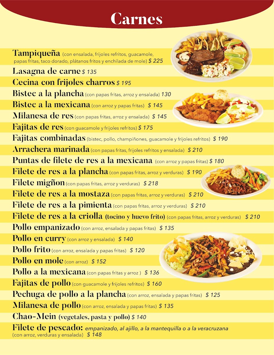 Maya Pakal Restaurant Photo Menu 2