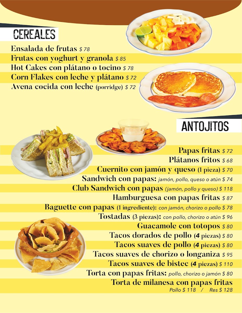 Maya Pakal Restaurant Photo Menu 3