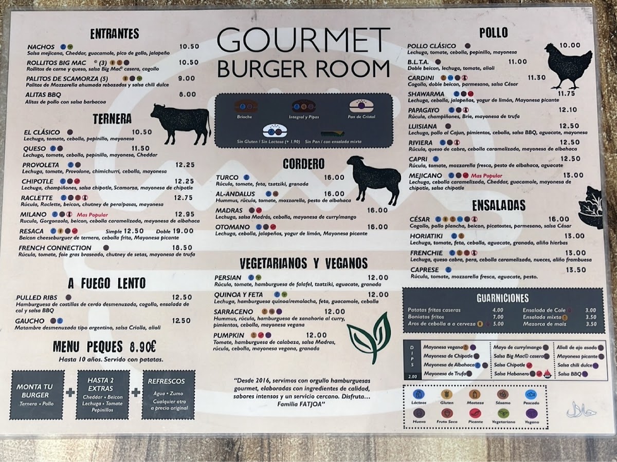 Gourmet Burger Room MARBELLA Photo Menu 1