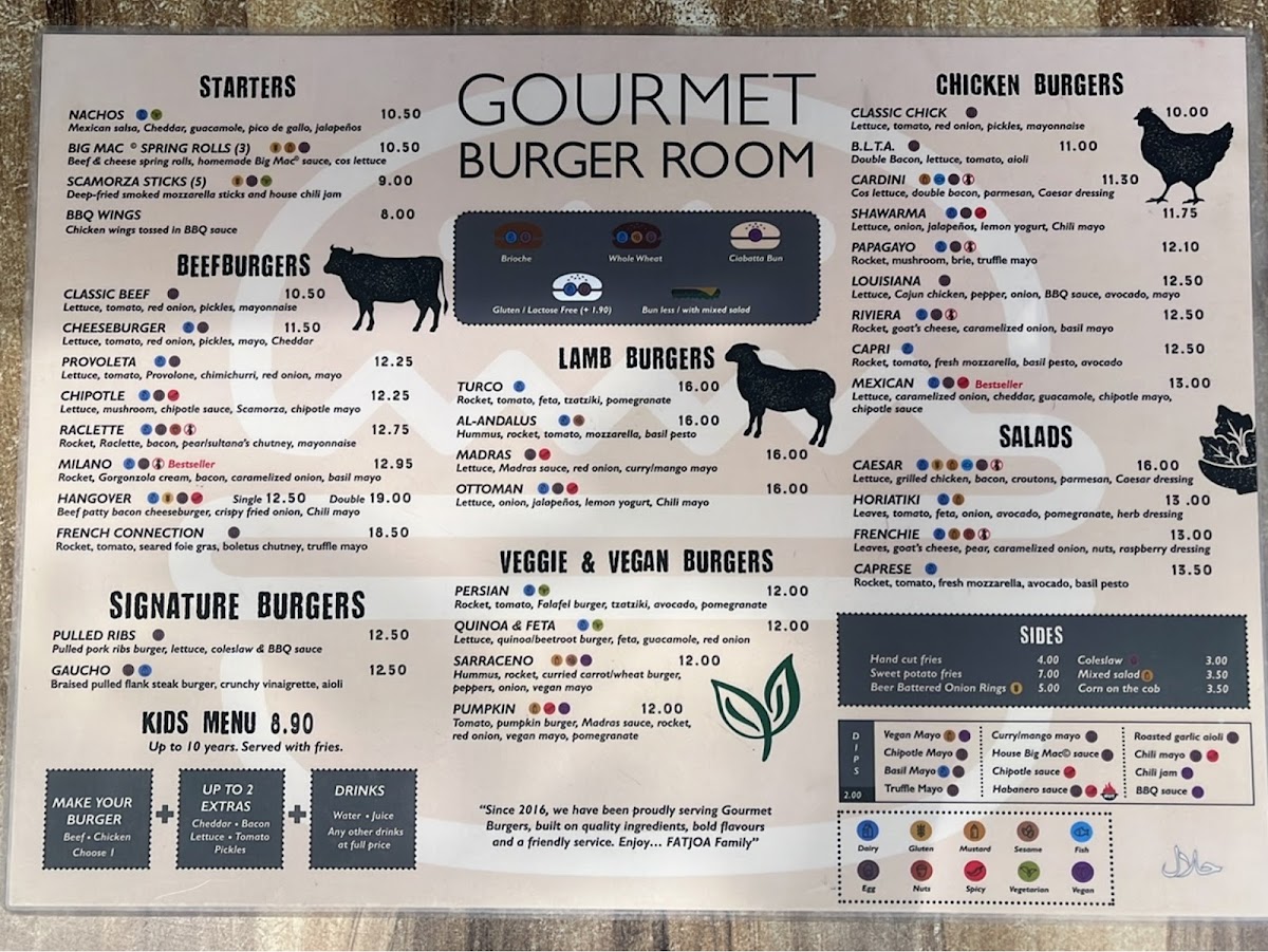Gourmet Burger Room MARBELLA Photo Menu 2