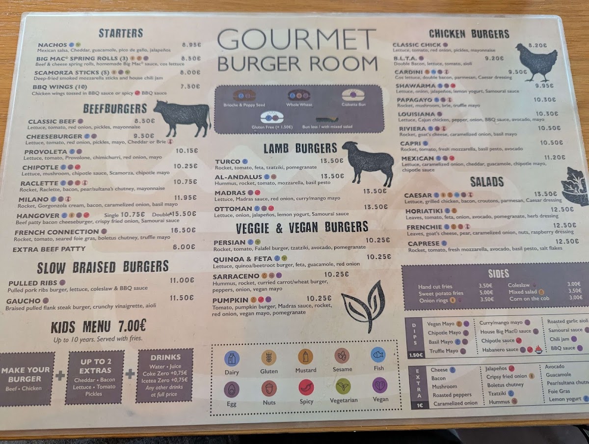 Gourmet Burger Room MARBELLA Photo Menu 5