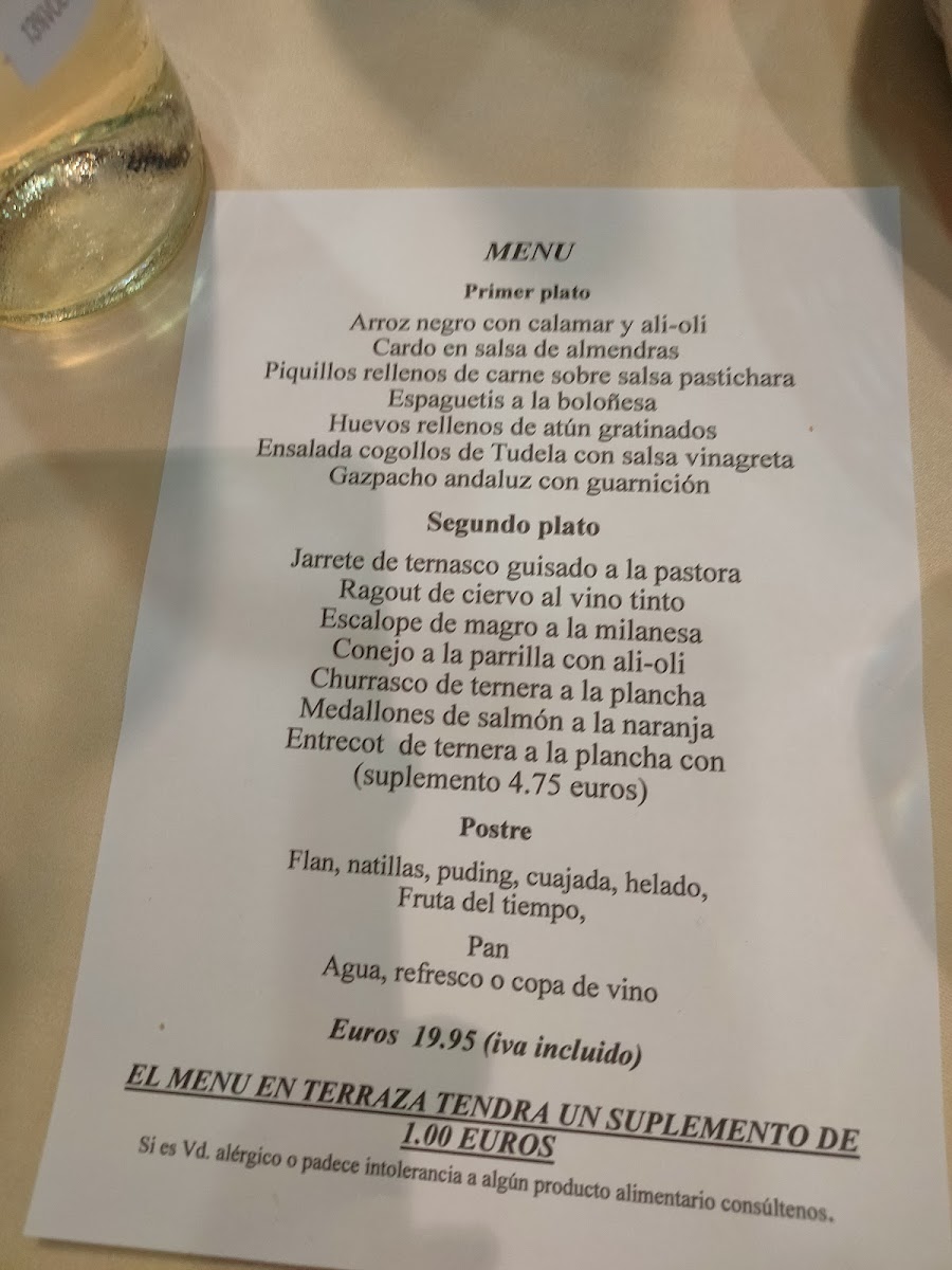 Restaurante El Allar Photo Menu 5
