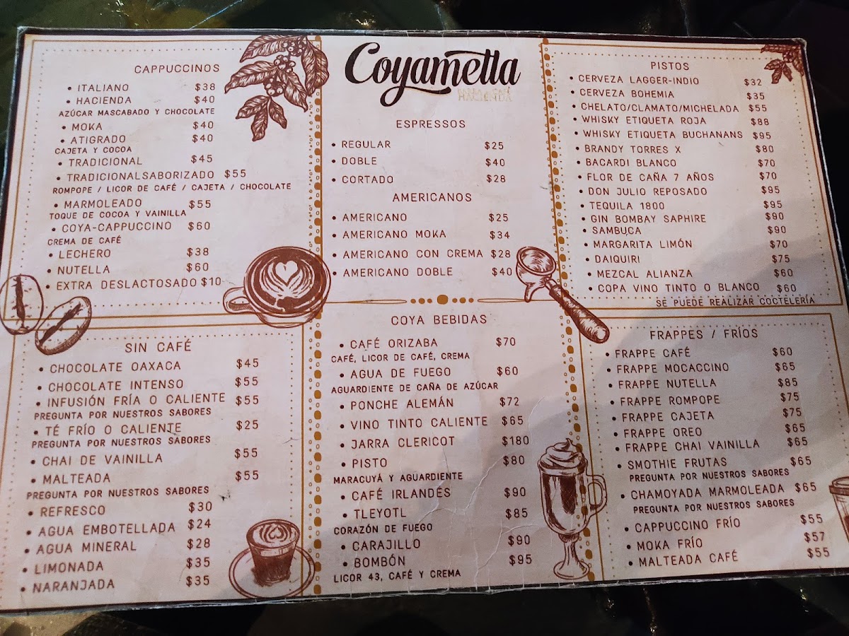 Coyametla Photo Menu 1
