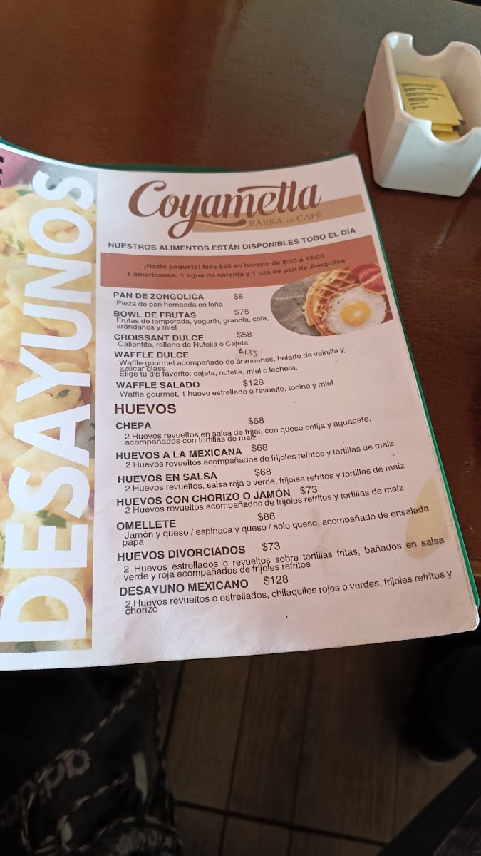 Coyametla Photo Menu 3