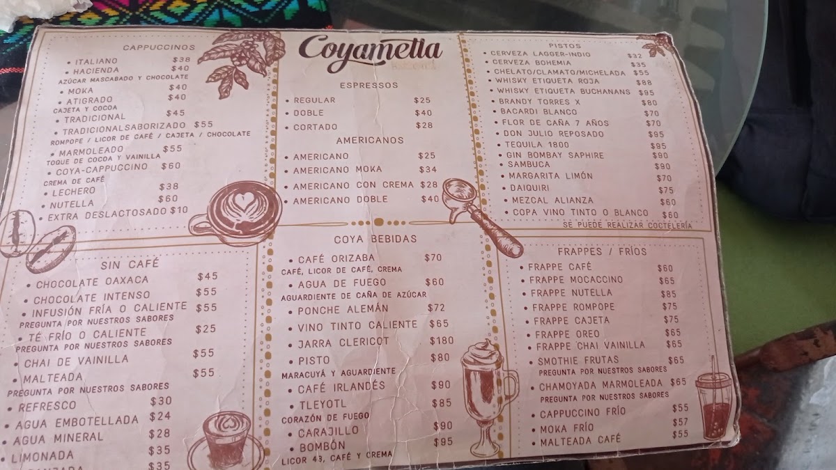 Coyametla Photo Menu 4