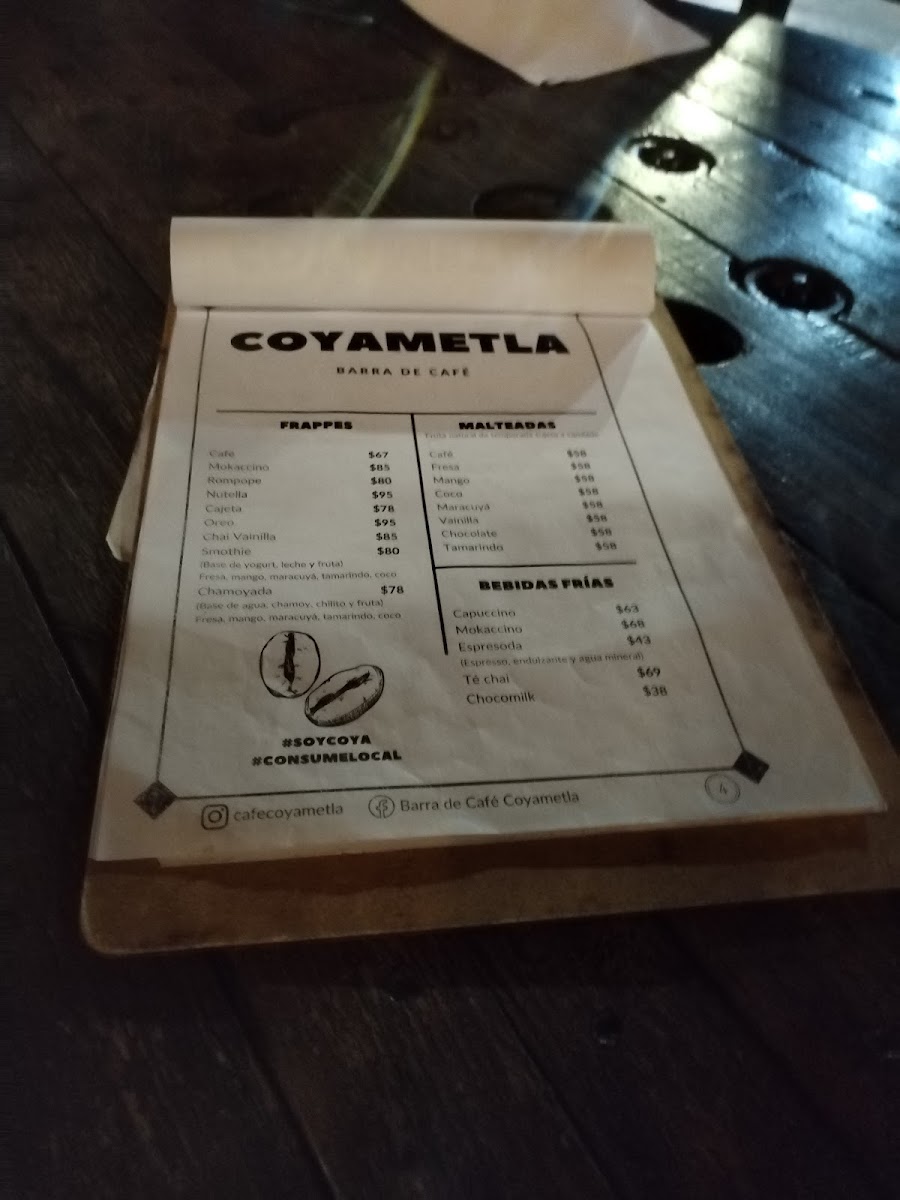 Coyametla Photo Menu 6