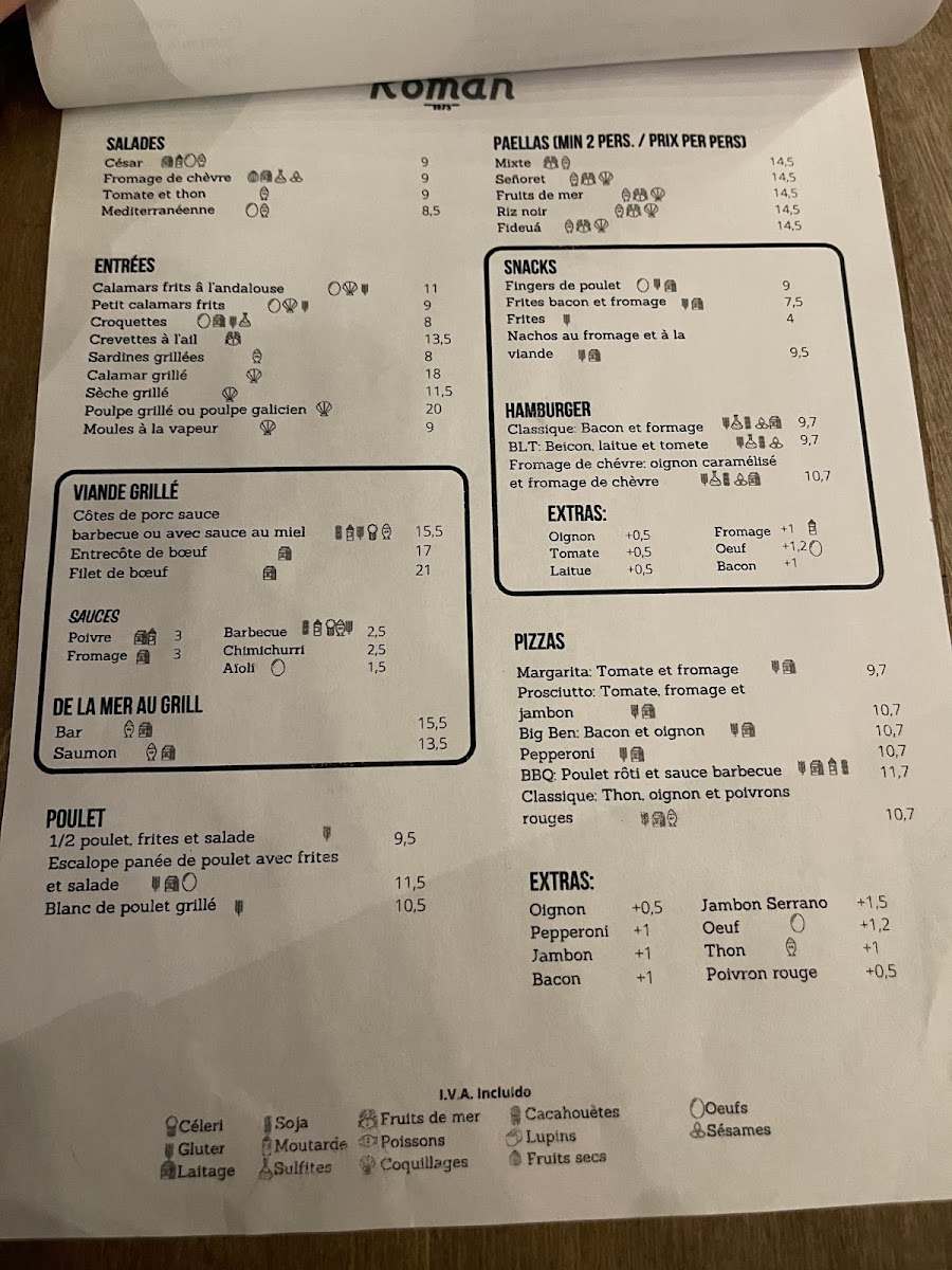 Cafe Román Photo Menu 10