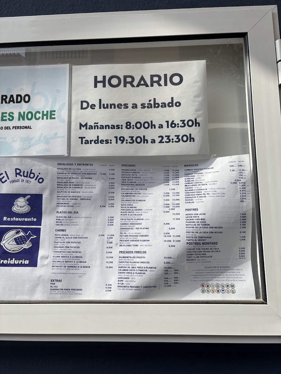 Restaurante Bar El Rubio Photo Menu 6