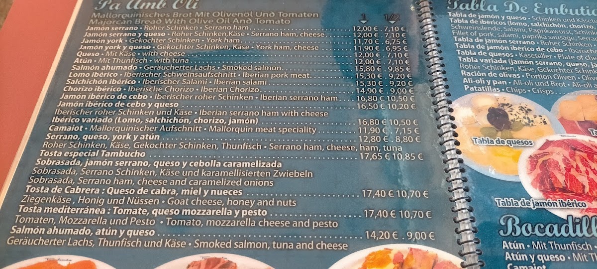 Tambucho Bar Photo Menu 10
