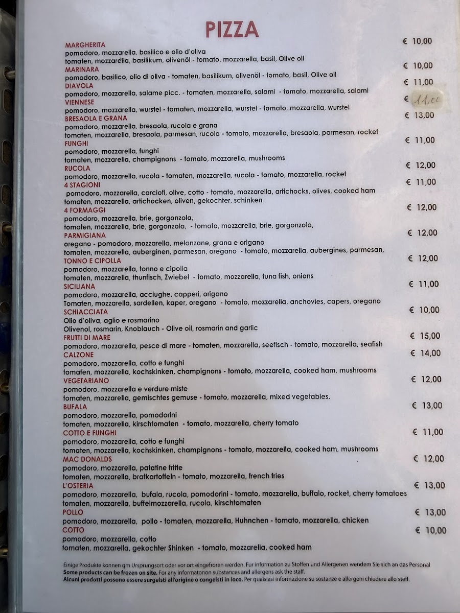L'Osteria Le Guglie Photo Menu 1