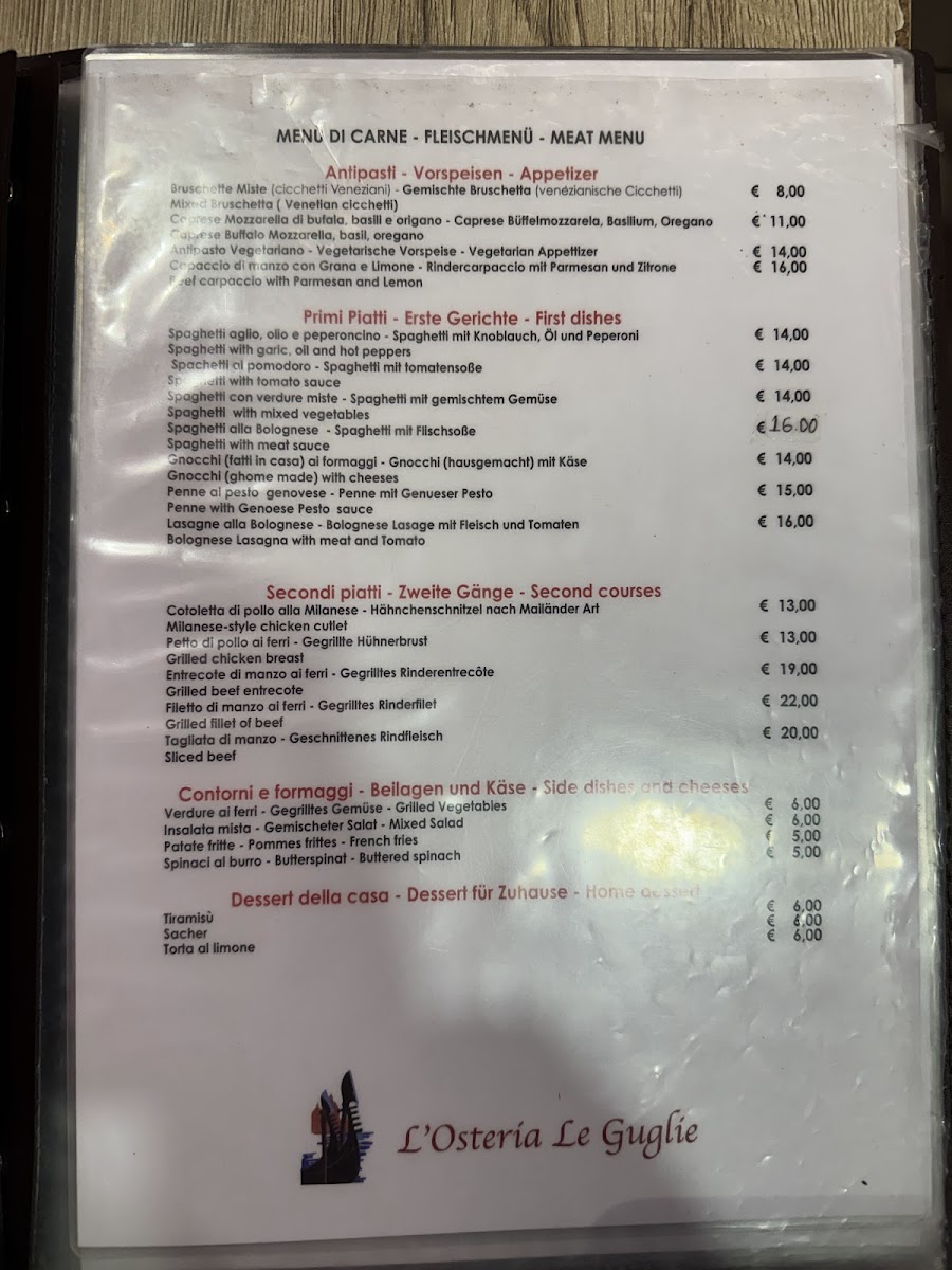 L'Osteria Le Guglie Photo Menu 10
