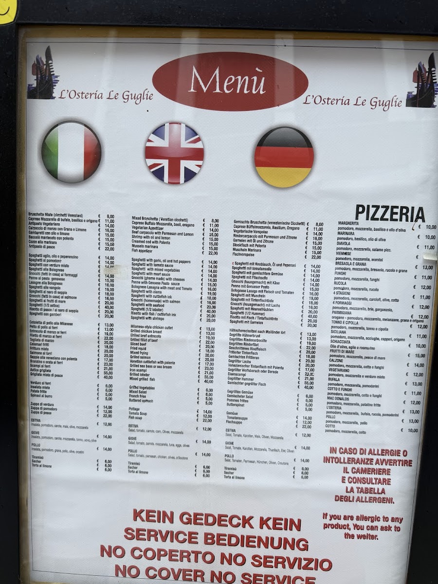 L'Osteria Le Guglie Photo Menu 7