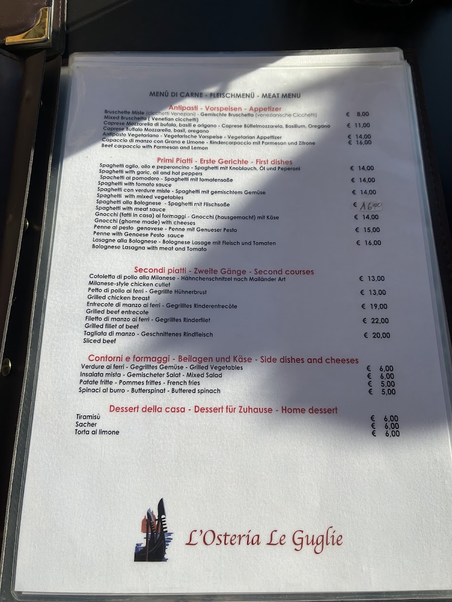 L'Osteria Le Guglie Photo Menu 8