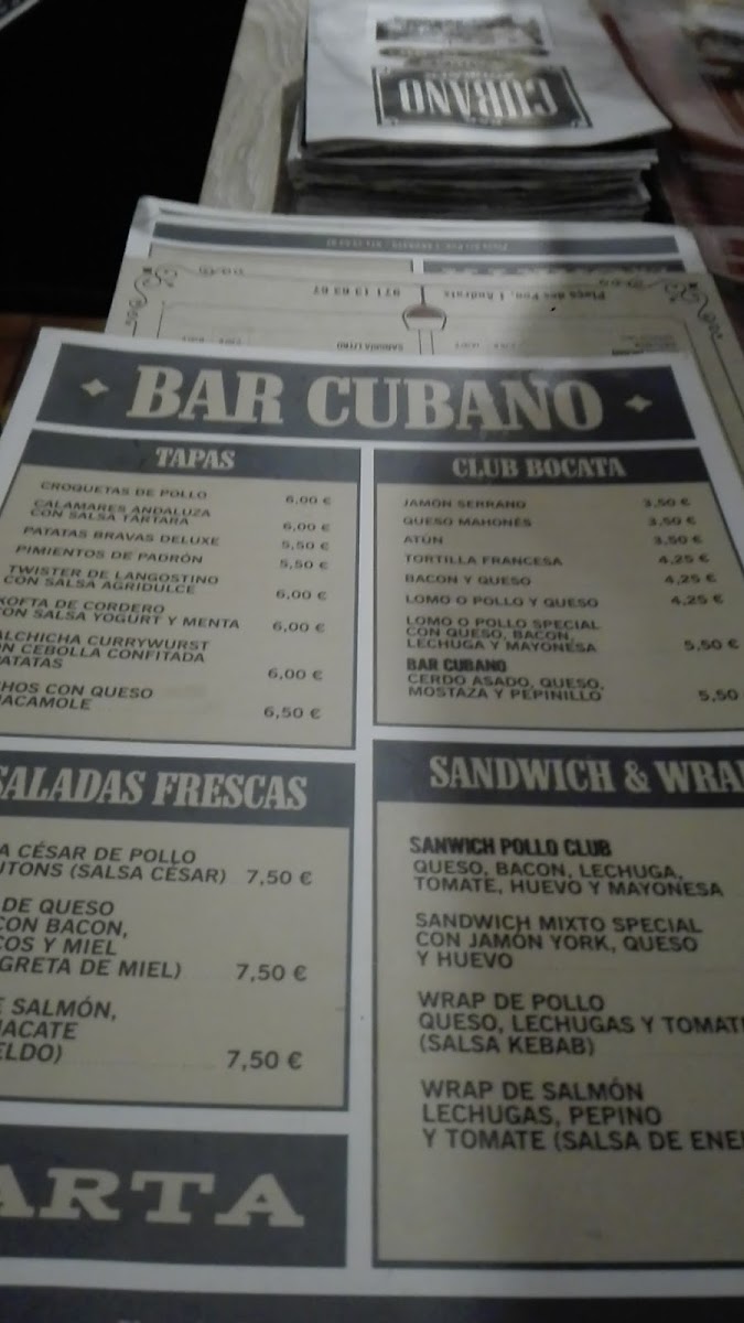 Bar Cubano Photo Menu 10