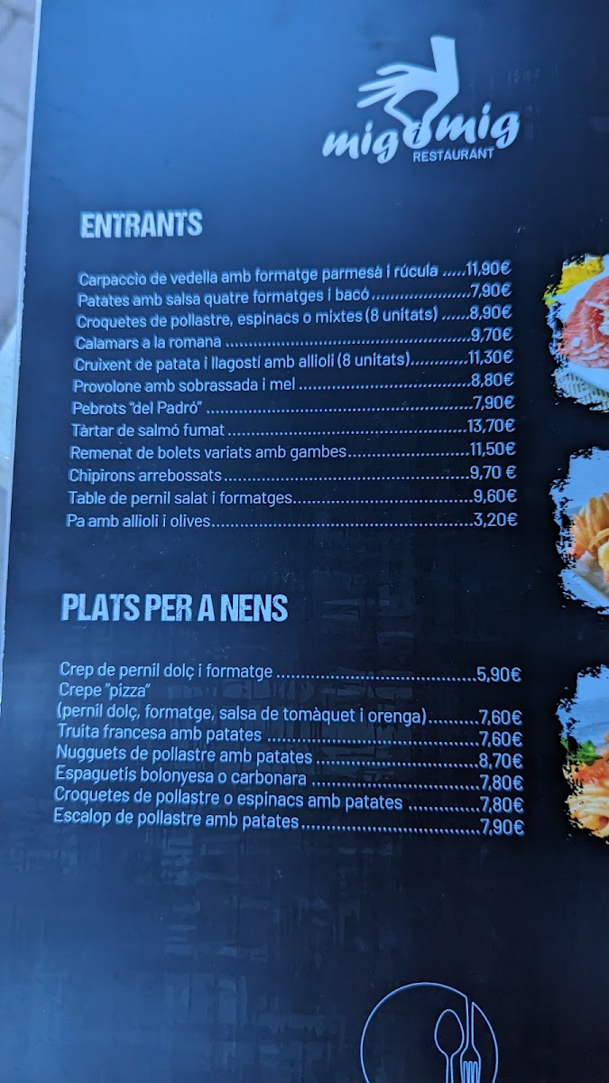 Mig i Mig Photo Menu 7