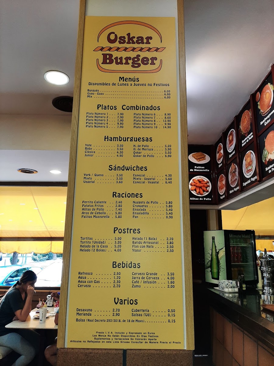Oskar Burger Móstoles Photo Menu 6