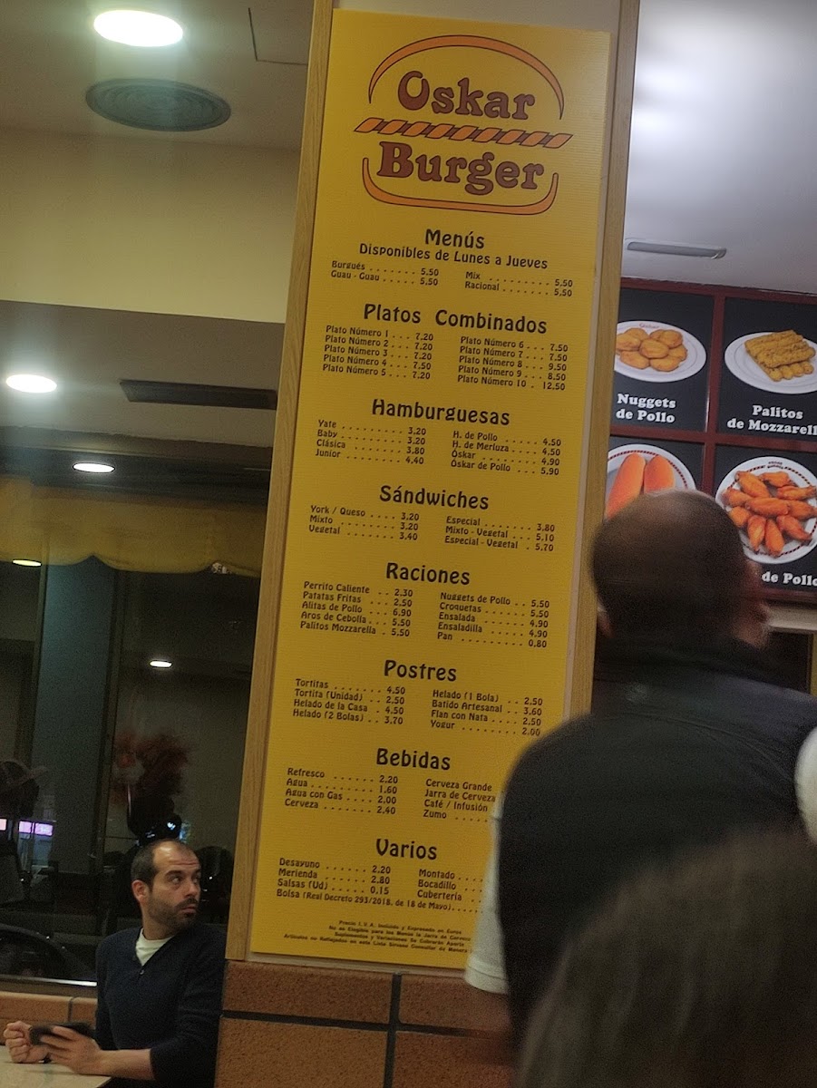 Oskar Burger Móstoles Photo Menu 9