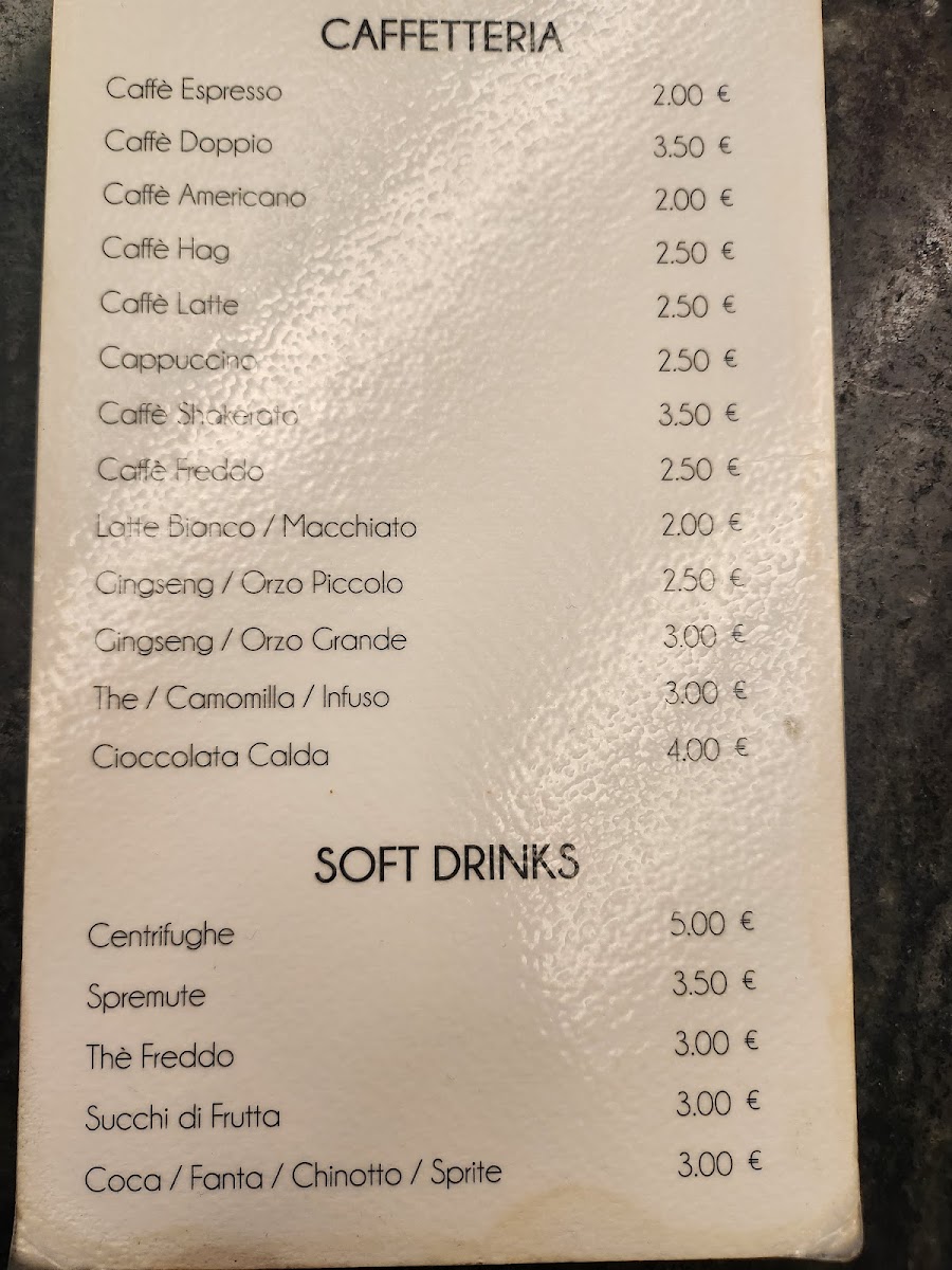 Bar Gianicolo Photo Menu 1
