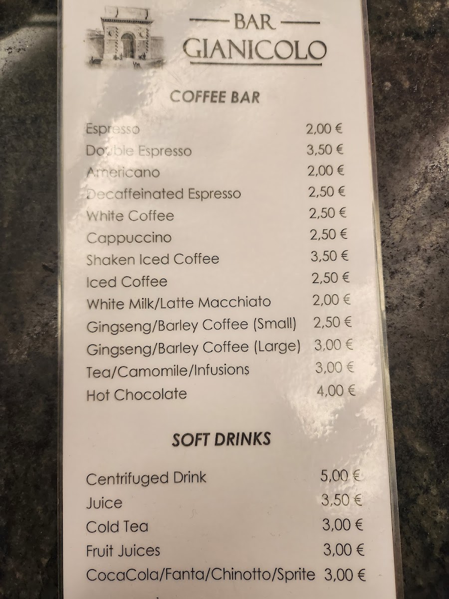 Bar Gianicolo Photo Menu 4