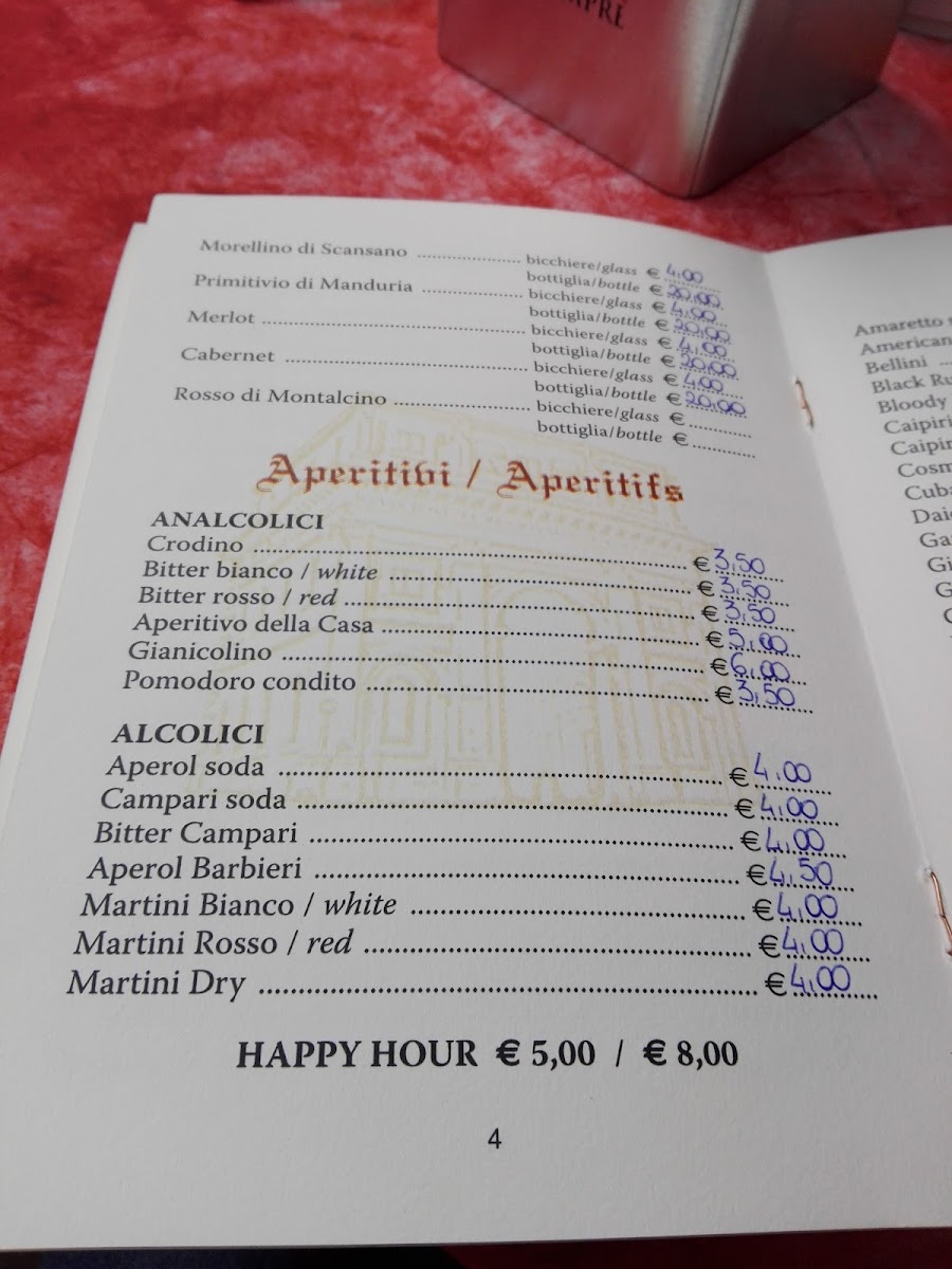 Bar Gianicolo Photo Menu 7