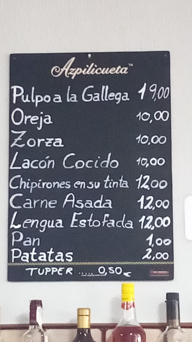 Bar Taller Photo Menu 1