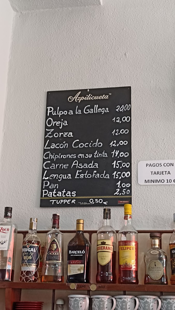 Bar Taller Photo Menu 6