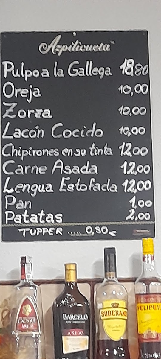 Bar Taller Photo Menu 9
