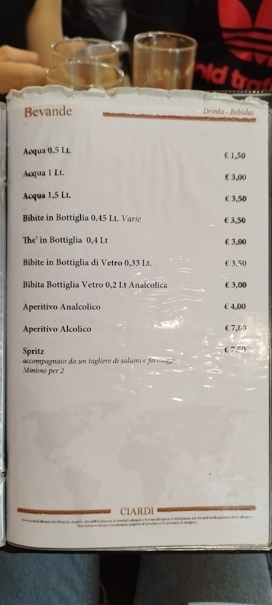 Ciardi Bar Ristorante Photo Menu 9