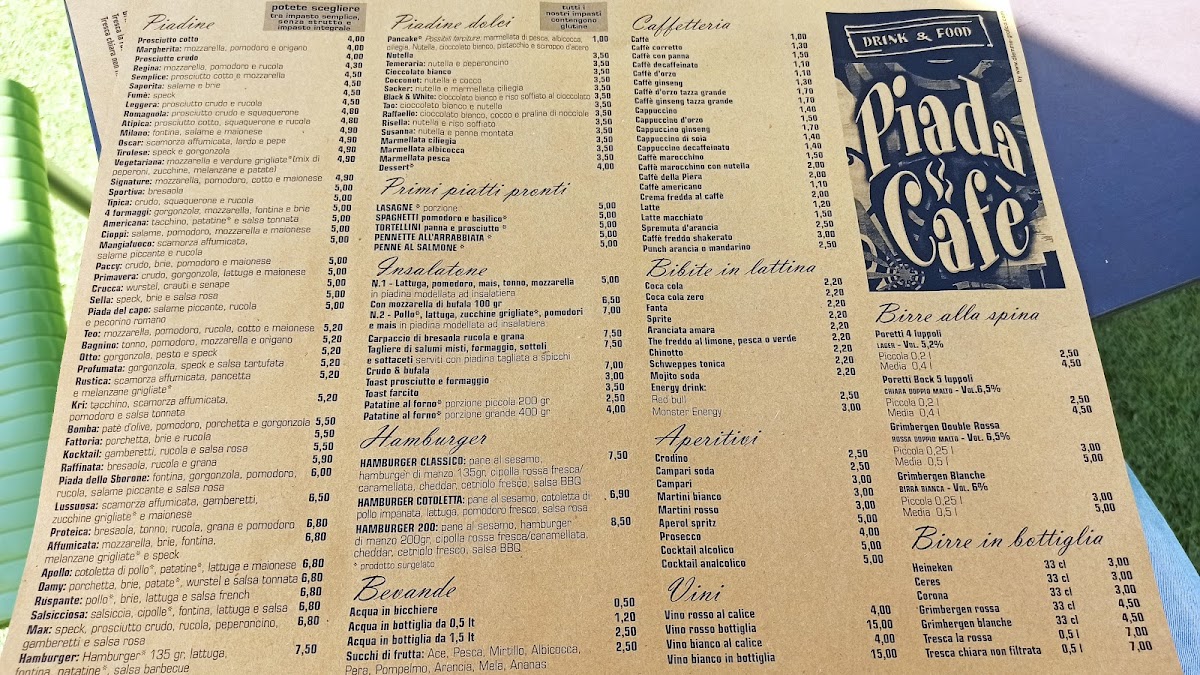 Piada Café di Pallanza Photo Menu 2